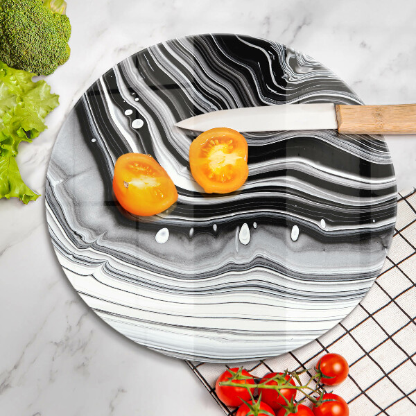 Tagliere in vetro Astrazione dell'inchiostro