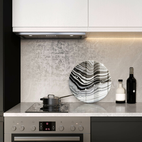 Tagliere in vetro Astrazione dell'inchiostro