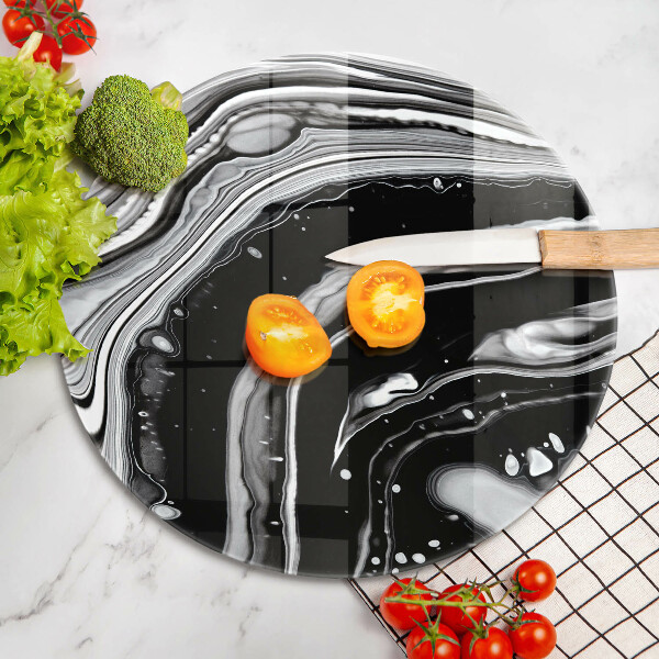 Tagliere in vetro Astrazione dell'inchiostro