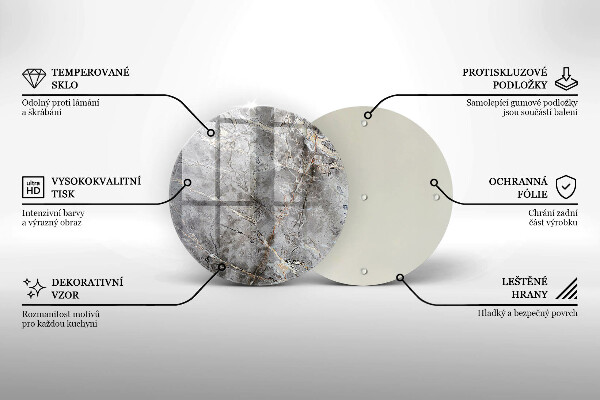 Tagliere in vetro Trama di pietra