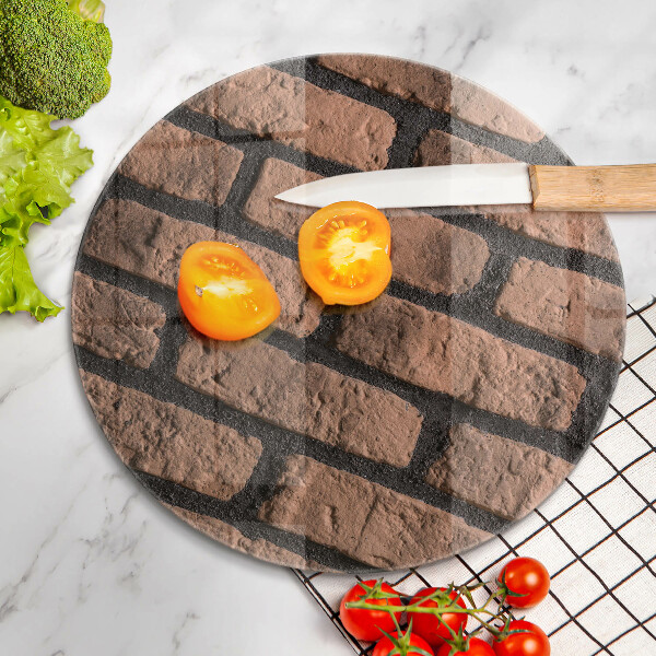 Tagliere in vetro Muro di mattoni