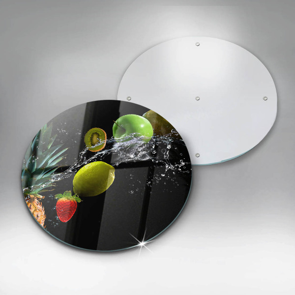 Tagliere in vetro temperato Frutta in acqua