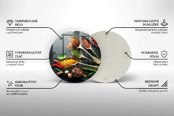 Tagliere in vetro Cucchiai da cucina di spezie