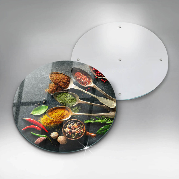 Tagliere in vetro Cucchiai da cucina di spezie
