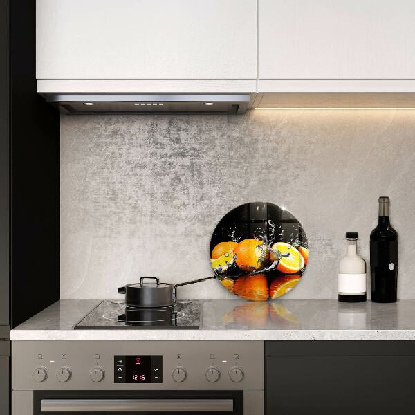 Tagliere in vetro Succoso frutto arancione