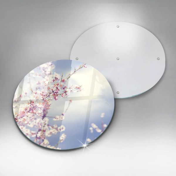 Tagliere in vetro Albero fiorito