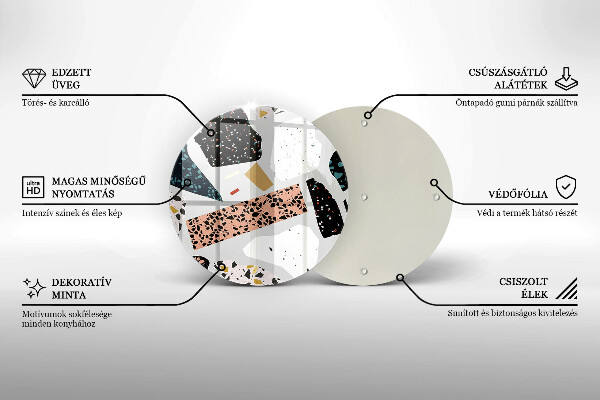 Tagliere in vetro temperato Gres