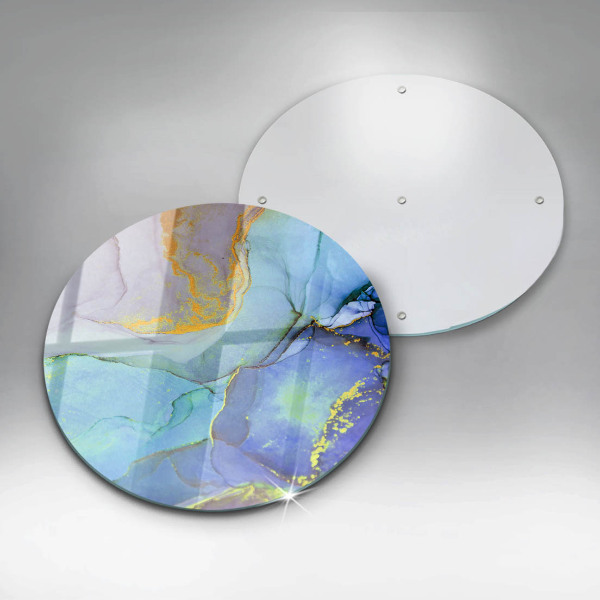 Tagliere in vetro temperato Pietra d'oro incrinata