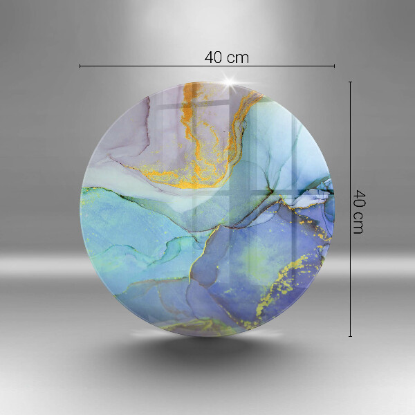 Tagliere in vetro temperato Pietra d'oro incrinata