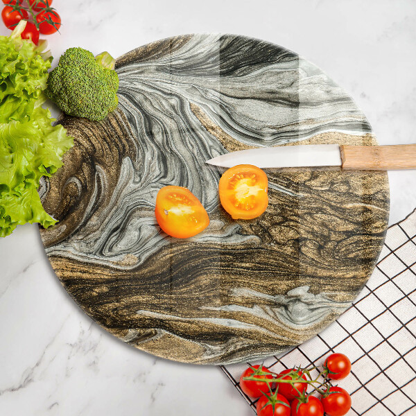 Tagliere in vetro temperato Ricca astrazione