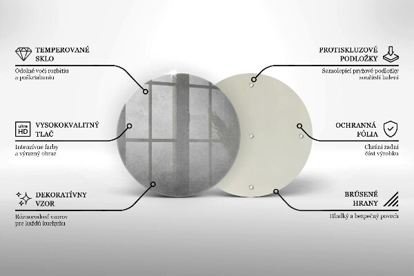 Tagliere in vetro Fondo di struttura concreta