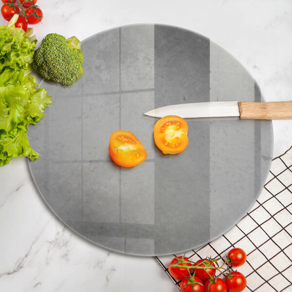 Tagliere in vetro Fondo di struttura concreta