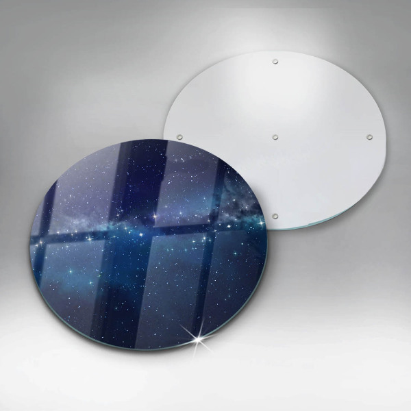Tagliere in vetro Spazio e stelle