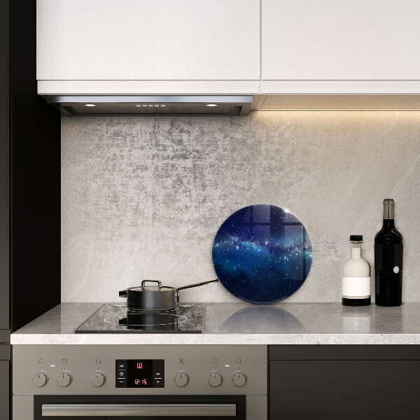 Tagliere in vetro Spazio e stelle