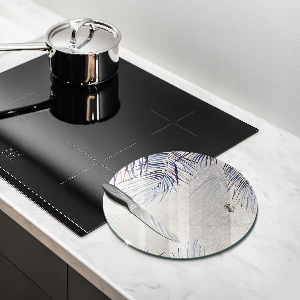 Tagliere in vetro temperato Foglie sottili