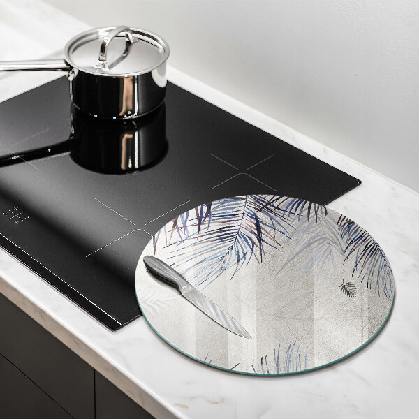 Tagliere in vetro temperato Foglie sottili