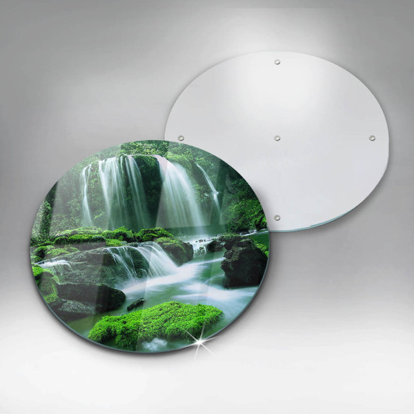 Tagliere in vetro Cascata selvaggia nella giungla