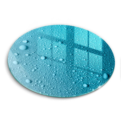 Tagliere in vetro Gocce d'acqua