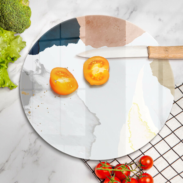 Tagliere in vetro Macchie astratte