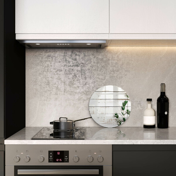 Tagliere in vetro Vecchie tavole e foglie