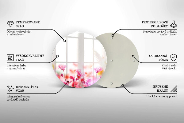 Tagliere in vetro Prato fiorito