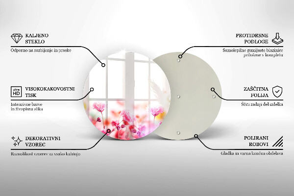 Tagliere in vetro Prato fiorito