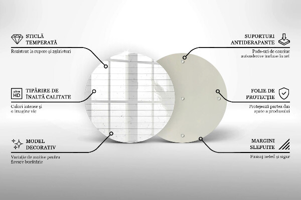 Tagliere in vetro Tavole luminose moderne