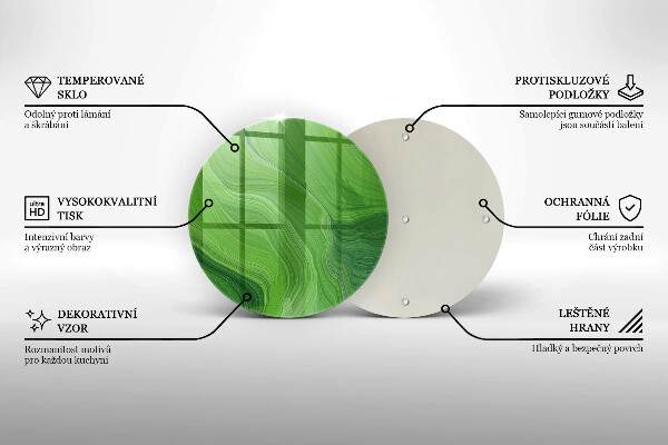 Tagliere in vetro Trama astratta