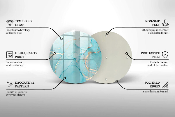 Tagliere in vetro Astrazione di pietra