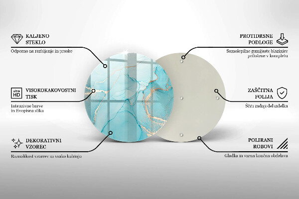 Tagliere in vetro Astrazione di pietra