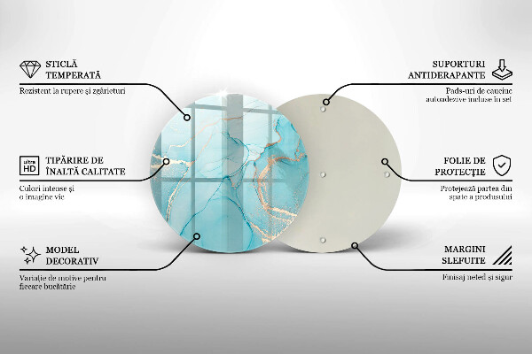 Tagliere in vetro Astrazione di pietra