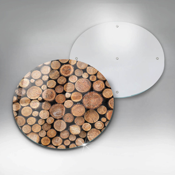Tagliere in vetro Tronchi d'albero