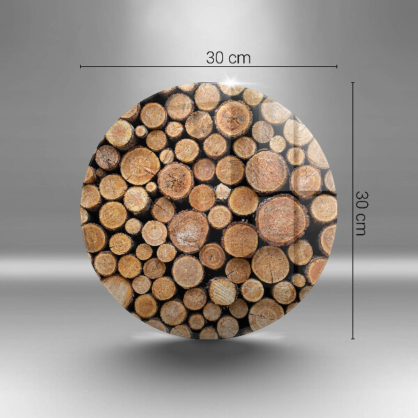 Tagliere in vetro Tronchi d'albero