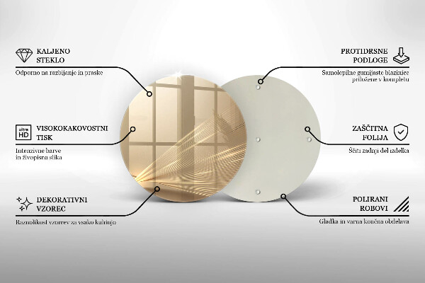 Tagliere in vetro Astrazione moderna