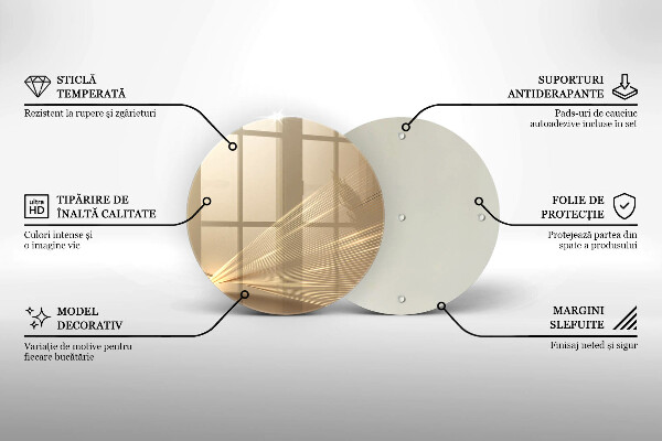 Tagliere in vetro Astrazione moderna