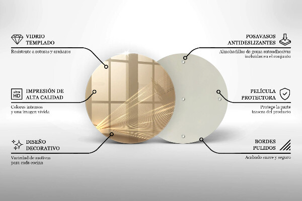 Tagliere in vetro Astrazione moderna