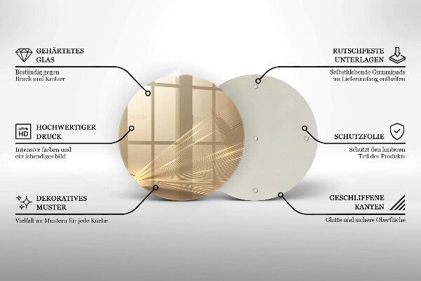 Tagliere in vetro Astrazione moderna