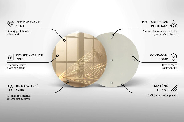 Tagliere in vetro Astrazione moderna