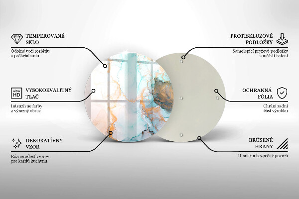 Tagliere in vetro Astrazione del marmo
