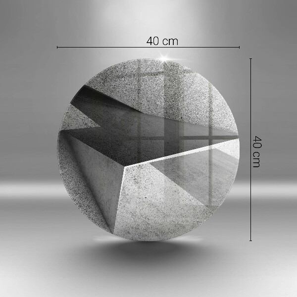 Tagliere in vetro Astrazione concreta