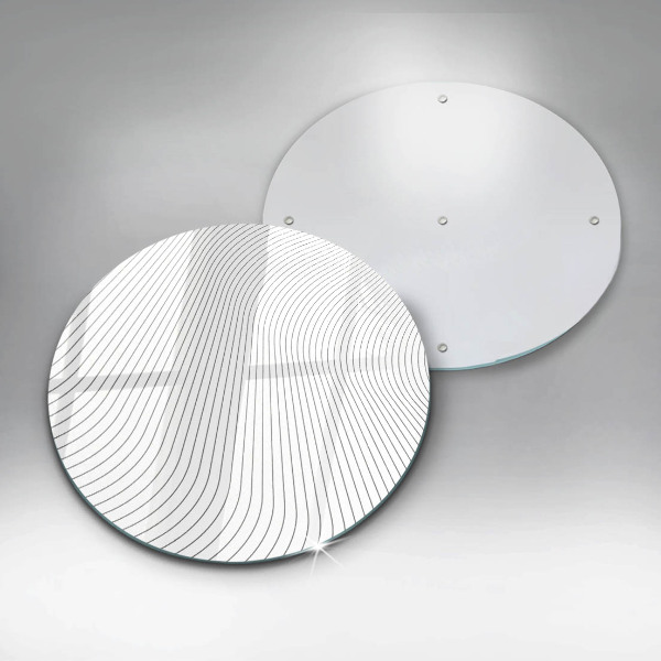 Tagliere in vetro Modello di linee moderne