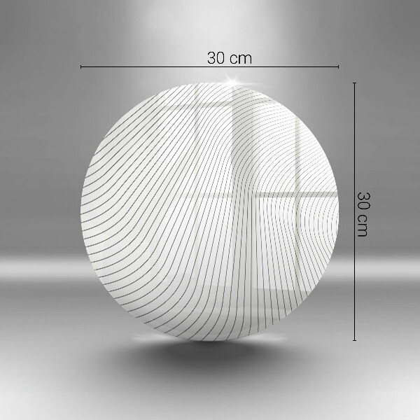 Tagliere in vetro Modello di linee moderne