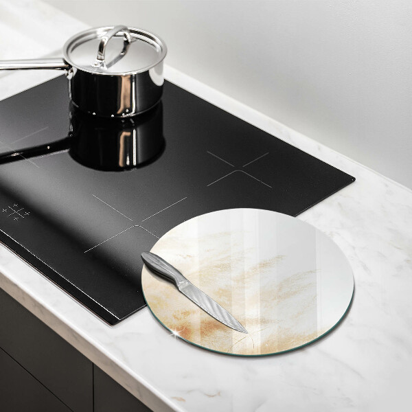 Tagliere in vetro Erba della pampa