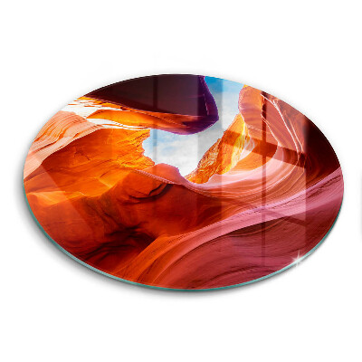 Tagliere in vetro Paesaggio roccioso del canyon