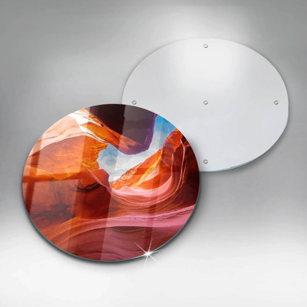 Tagliere in vetro Paesaggio roccioso del canyon