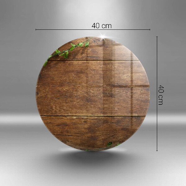 Tagliere in vetro Tavole e foglie di legno