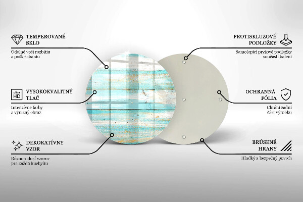 Tagliere in vetro Tavole in legno d'epoca