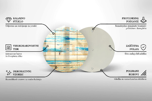 Tagliere in vetro Tavole di legno retrò
