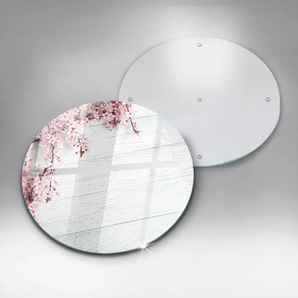 Tagliere in vetro Fiori sulle tavole