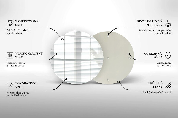 Tagliere in vetro Struttura moderna